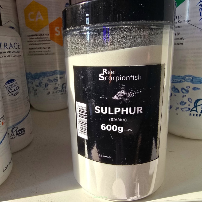 Siarka 600g (Sulphate, siarczany)