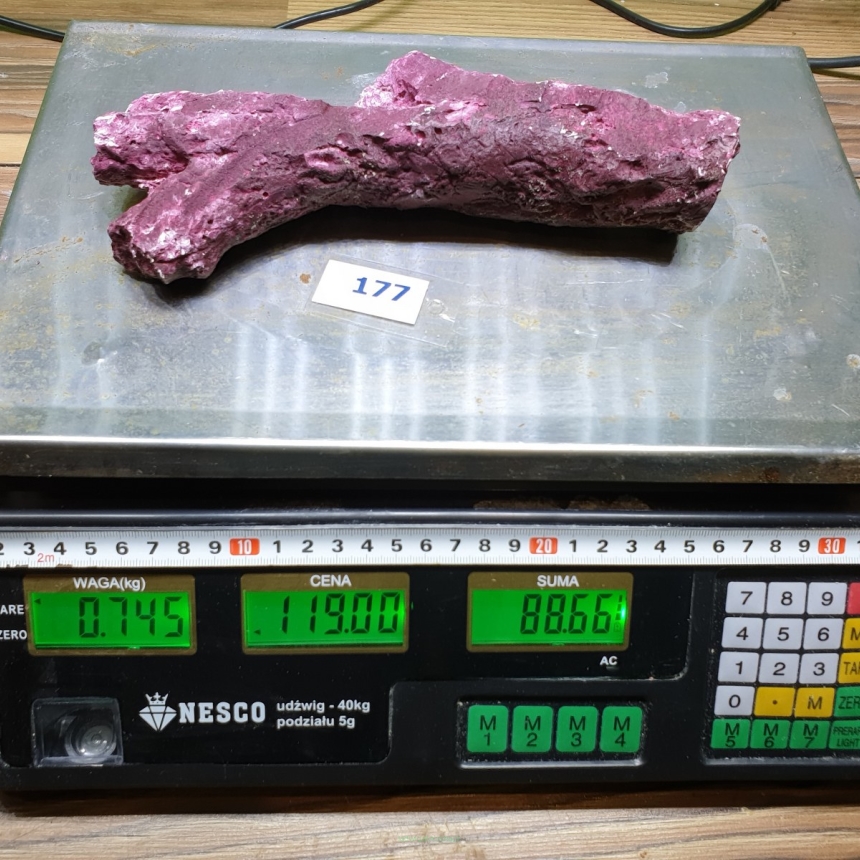 Ekologiczna skała Real reef rock BRANCH 0.745 kg (119 pln/kg) nr 177 (Dobra Cena Bez Rabatu)