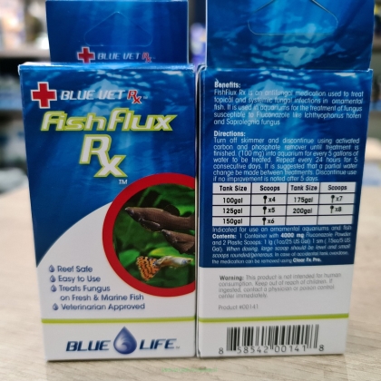 FISH Flux Rx 4000mg fluconazole (756l) leczenie infekcji ryb