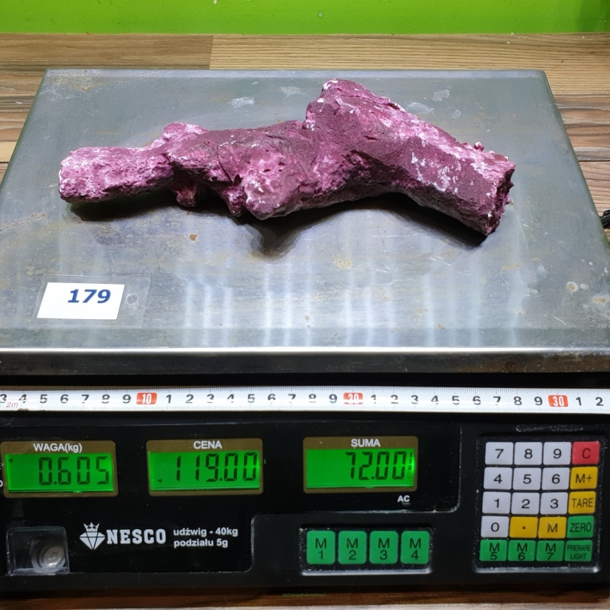 Ekologiczna skała Real reef rock BRANCH 0.605 kg (119 pln/kg) nr 179 (Dobra Cena Bez Rabatu)