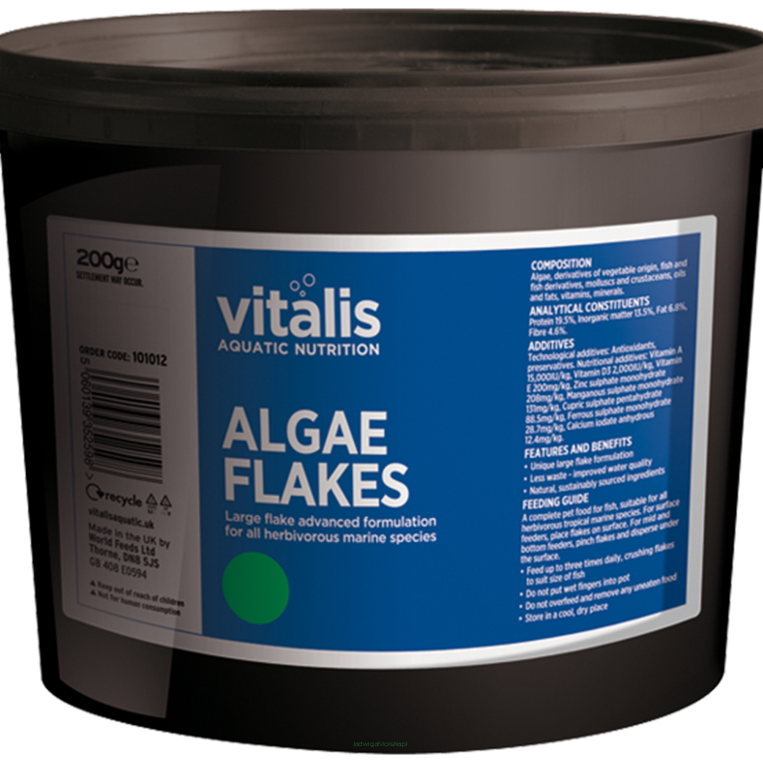 VITALIS Algae Flakes 200g płatki wiaderko