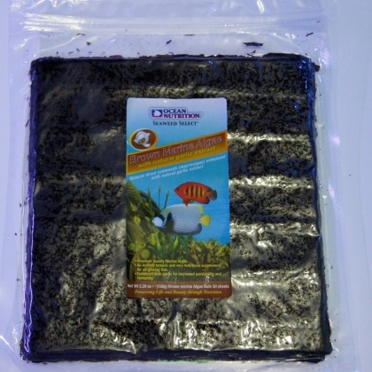 Ocean Nutrition Brown Marine Algae z czosnkiem 50 arkuszy 150g (algi brązowe)