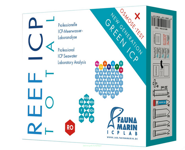 Fauna Marin Reef ICP TOTAL TEST (akwarium + woda RO)