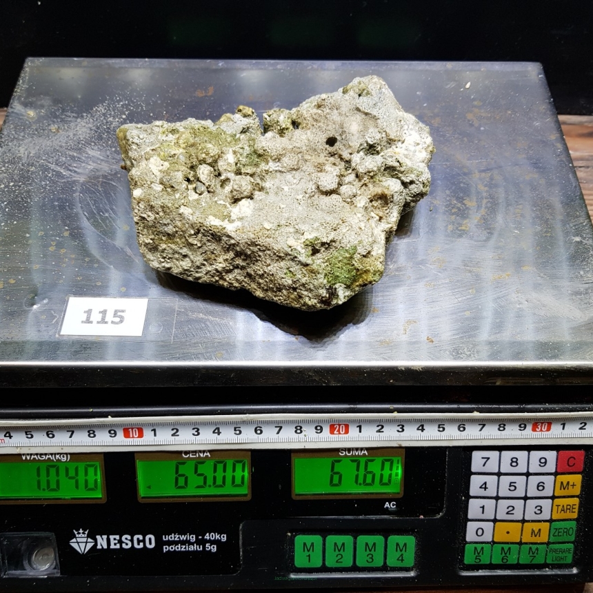 Żywa skała 1.04 kg (65 pln/kg) nr 115