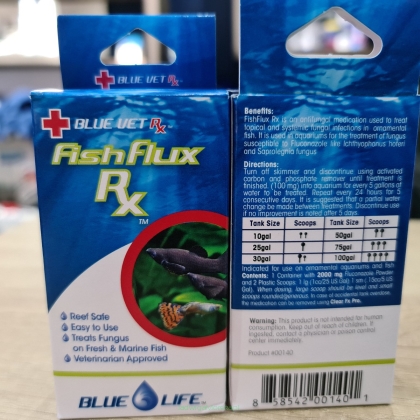 FISH Flux Rx 2000mg fluconazole (378l) leczenie infekcji ryb